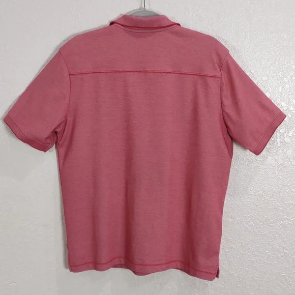 Tommy Bahama Coral Polo Shirt, Size M - Picture 9 of 17
